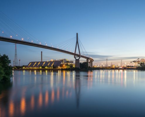 Jahresrückblick 2020 - Juli - Köhlbrandbrücke in Hamburg